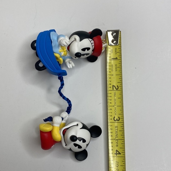 Vintage Minnie Mouse and Baby Mickey HALLMARK KEEPSAKE Lot 2 Christmas Ornaments - Picture 7 of 10